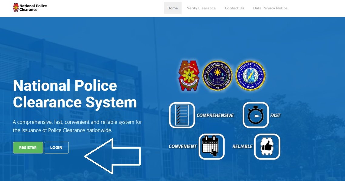 official website of National Police Clearance