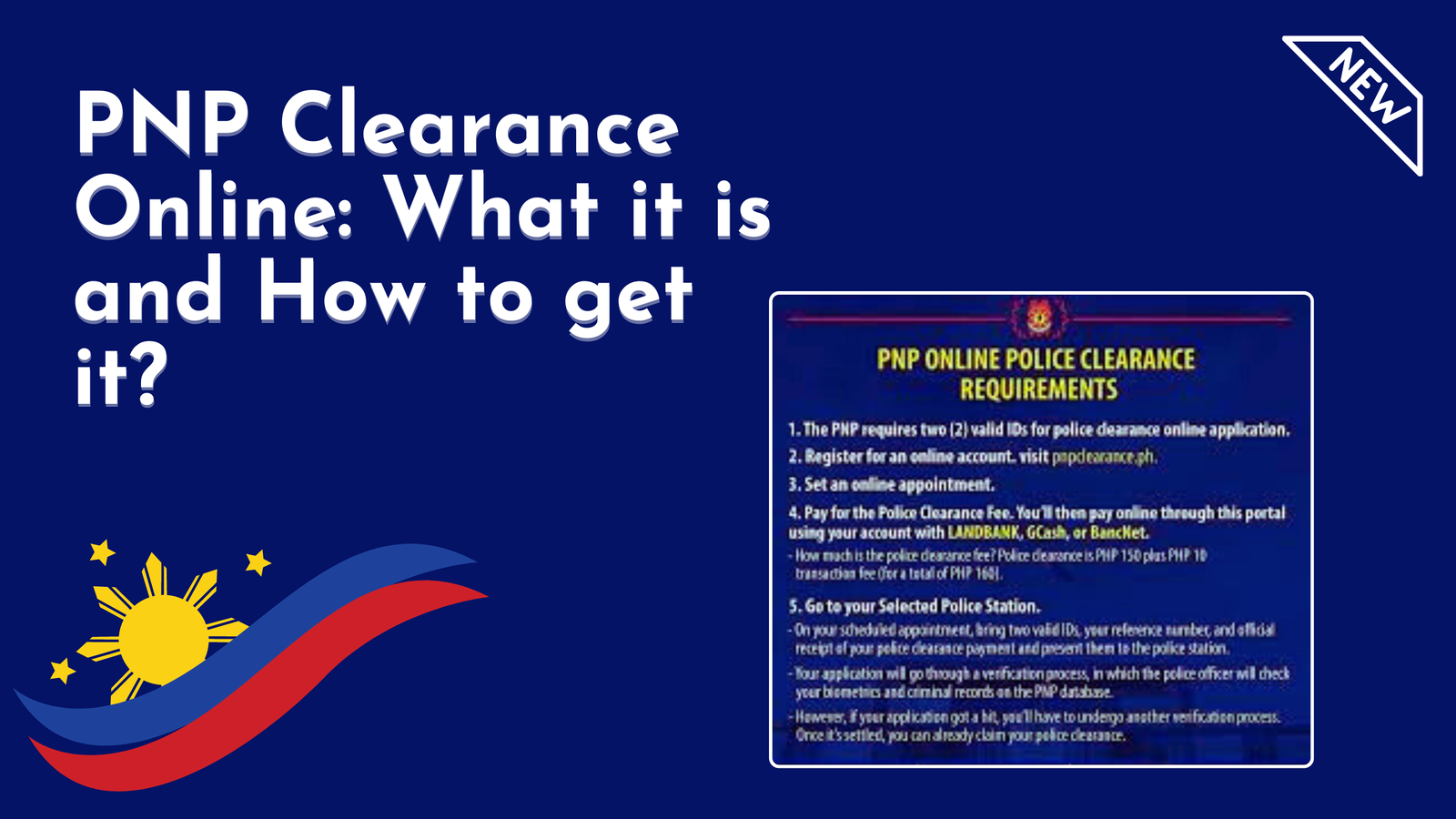 PNP Clearance Online