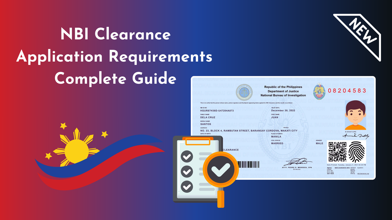 NBI Clearance Application Requirements