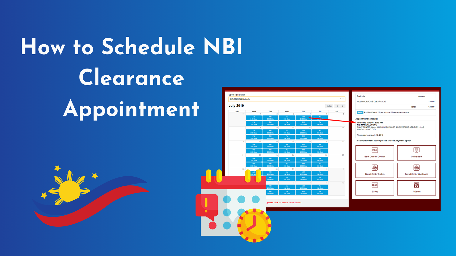 Schedule NBI Clearance Appointment