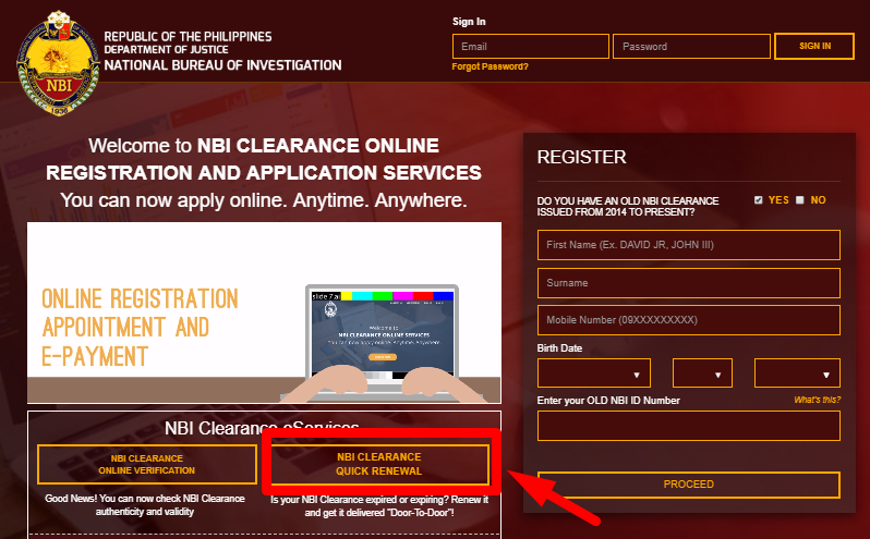 NBI clearance renewal