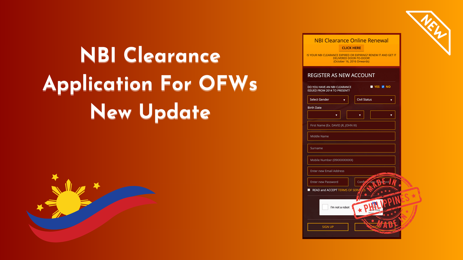 NBI clearance application for OFWs New Update