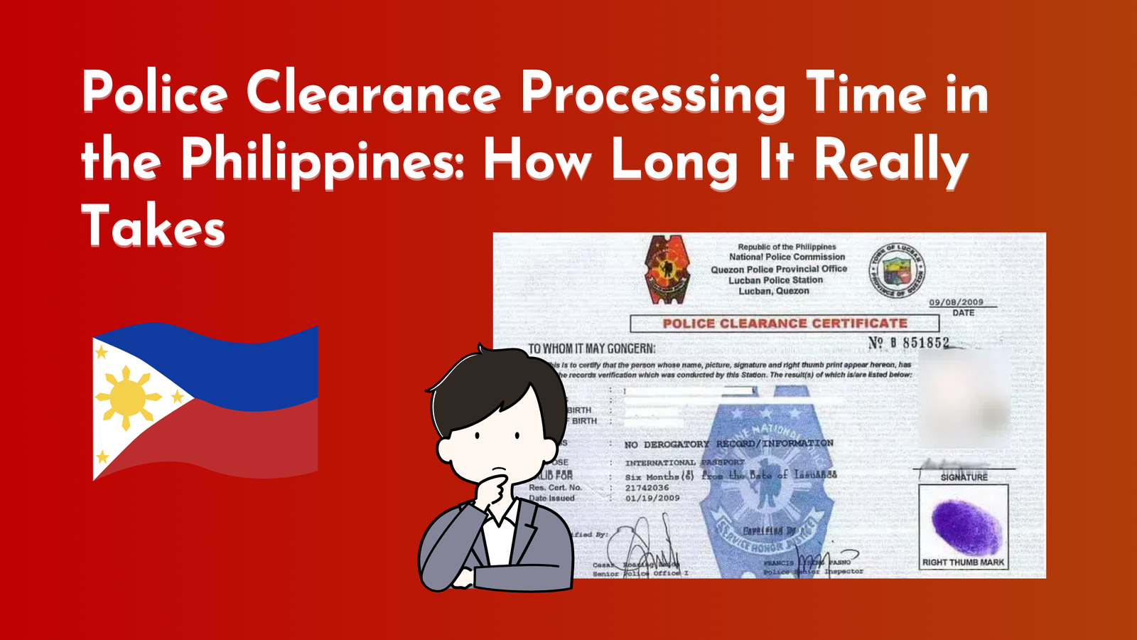 Police Clearance Processing Time