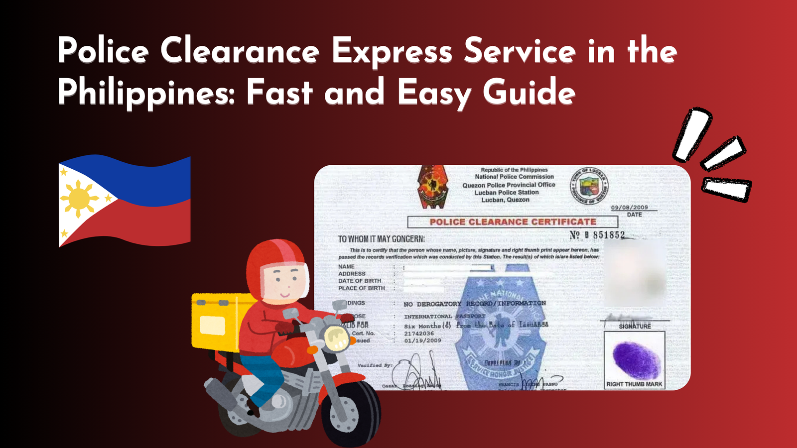 Police Clearance Express Service